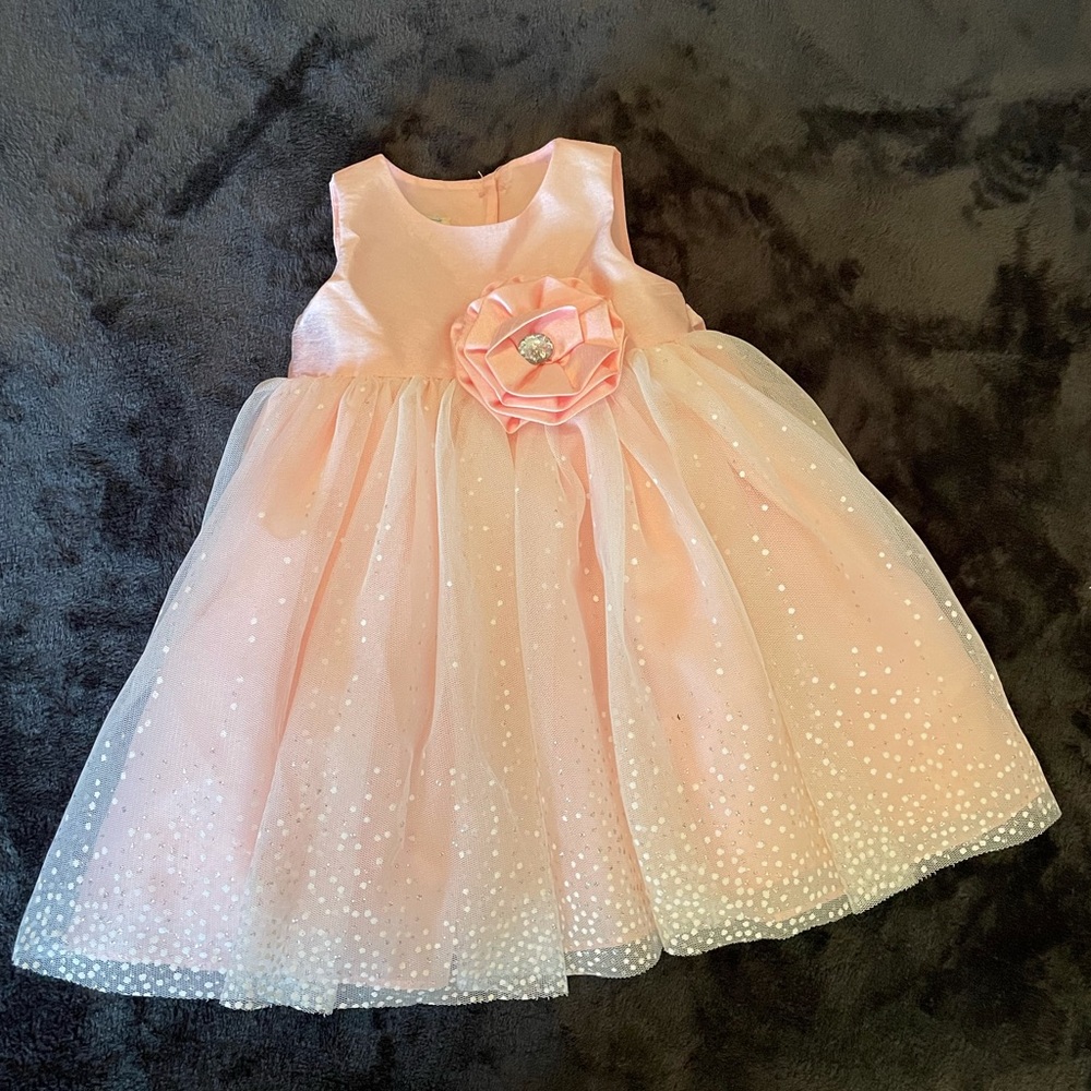 Marmellata blush pink toddler dress w/bloomers-Absolutely precious-EUC-Sz 9 mo - Picture 4 of 16